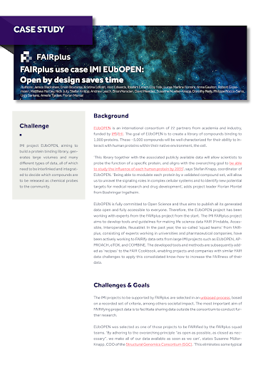 EUbOPEN case study: Open by design saves time